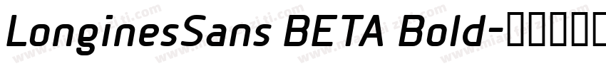 LonginesSans BETA Bold字体转换